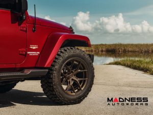 Jeep Wrangler JK Custom Wheels - HF-5 by Vossen - Satin Bronze
